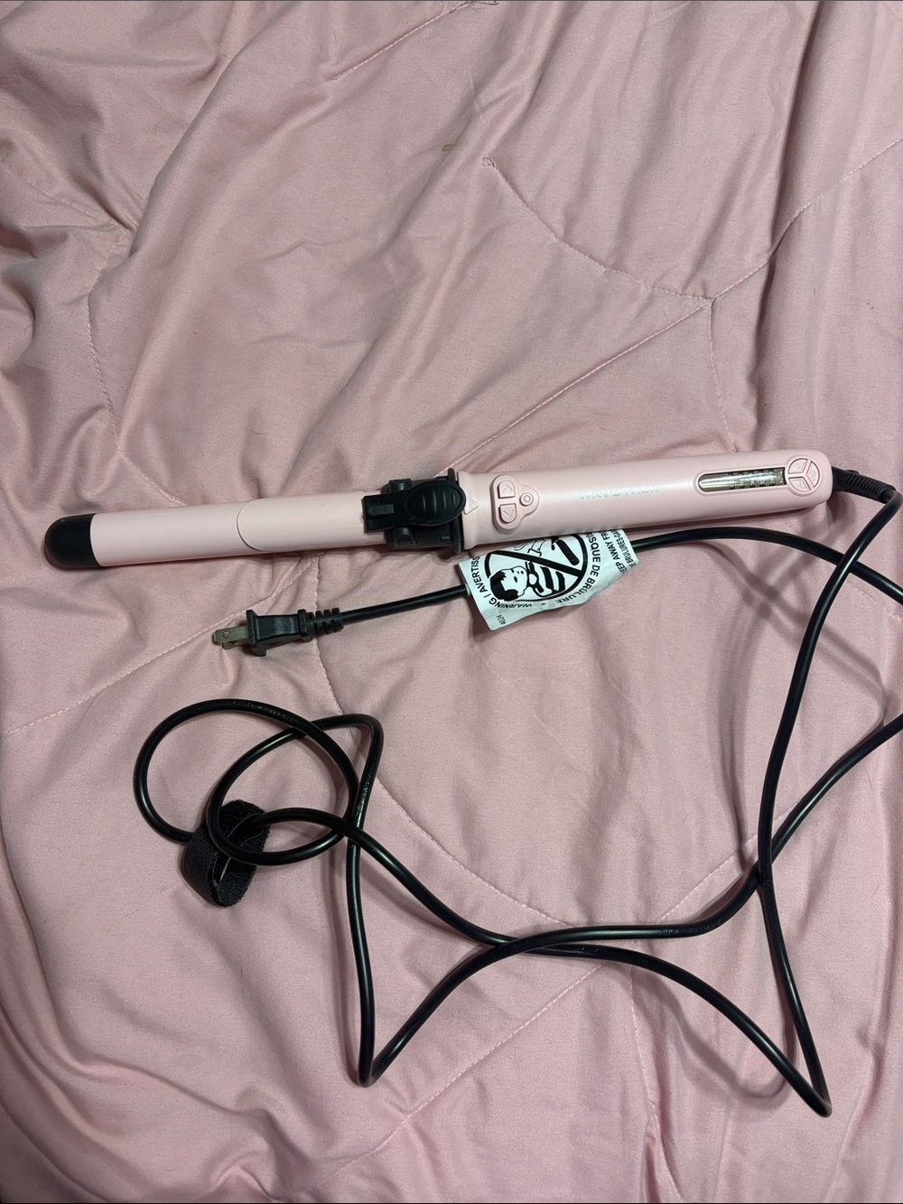 Pink 1" Ceramic Curling Wand - Unknown Brand